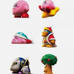 Kirby Star Nintendo 6 Gashapon Figurines Takara